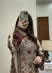Brownie co-ord set by Tehzeeb Libas (view 3)