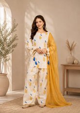 Rayaa 3pcRayaa 3PC Suit – Elegant Printed Lawn Dress | Sehar Collection