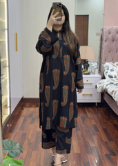 Rainbow B stitched eastern suit by Tehzeeb Libas (view 3)