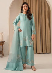Zarnaab embroidered 3-piece festive suit by Tehzeeb Libas
