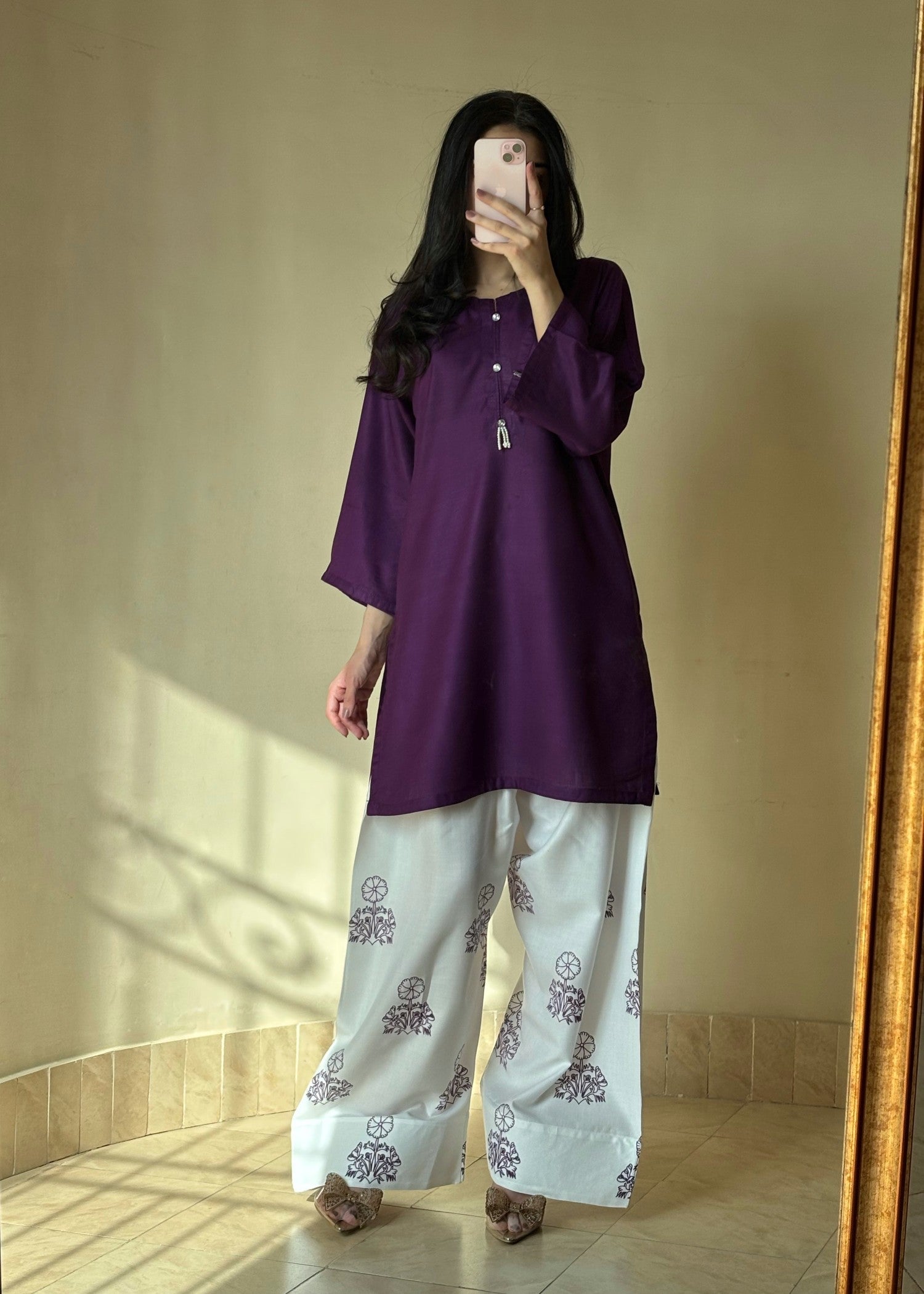 Zoha stitched eastern suit by Tehzeeb Libas (view 5)