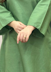 Pistachio solid farshi 2-piece suit by Tehzeeb Libas (view 3)