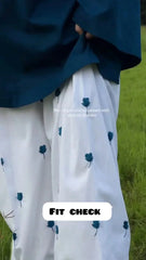 Blue Cherry 2PC FARSHI SHALWAR royal lifestyle collections