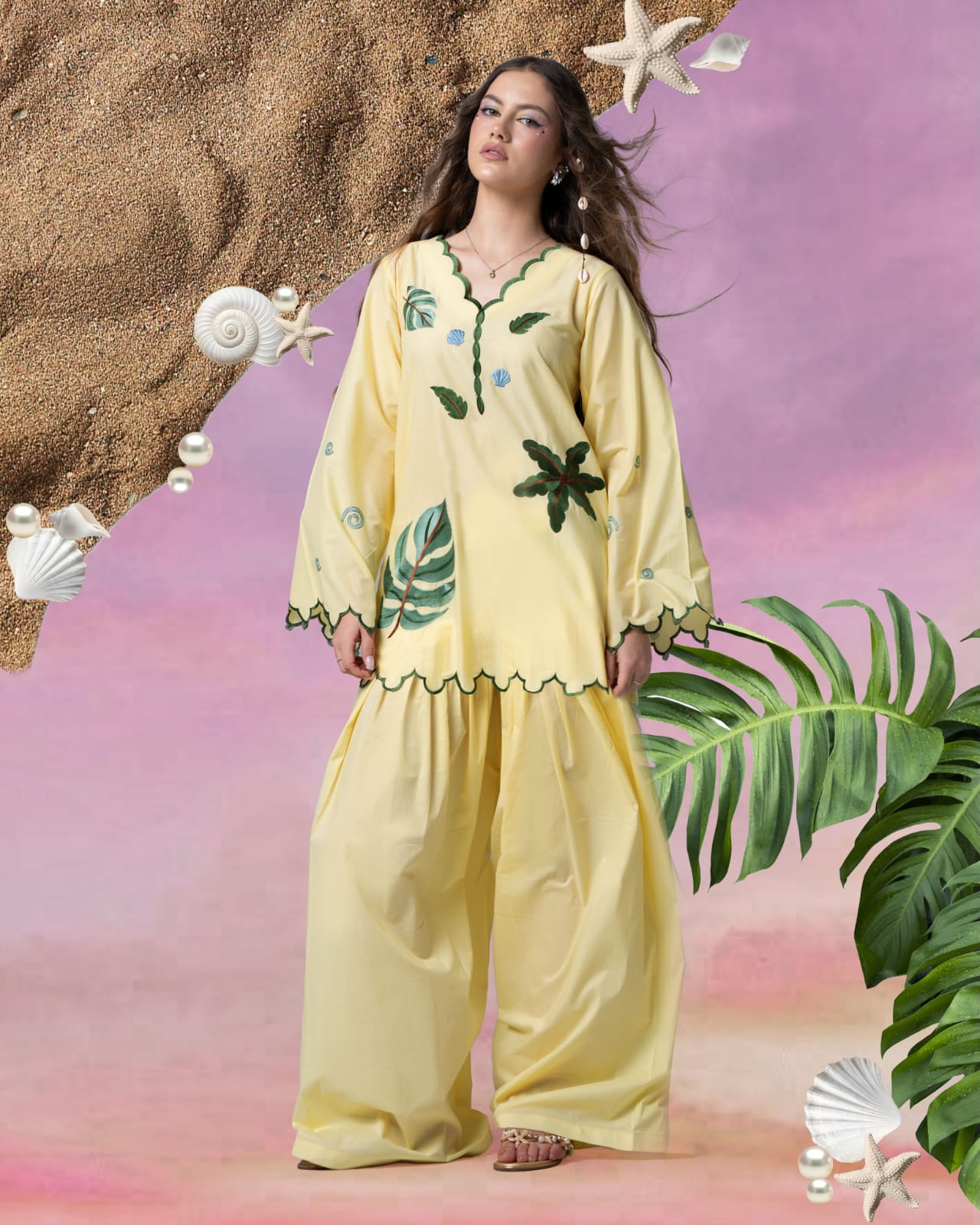 gold osen 2pc (stiched)