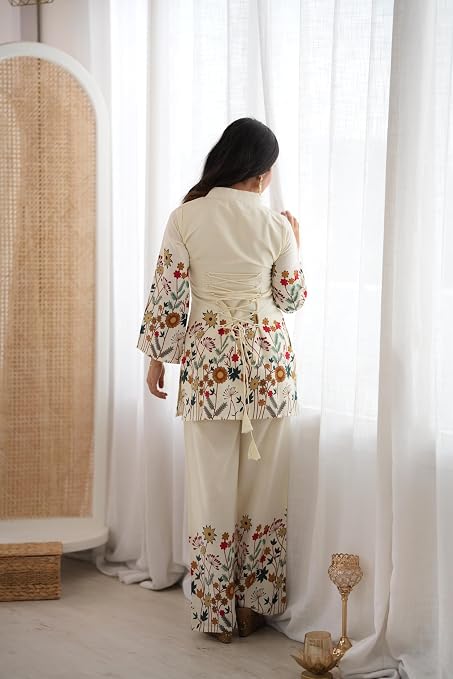 Haya floral 2pc premium silk