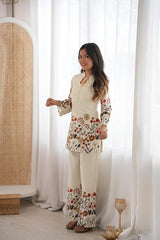 Haya floral 2pc premium silk