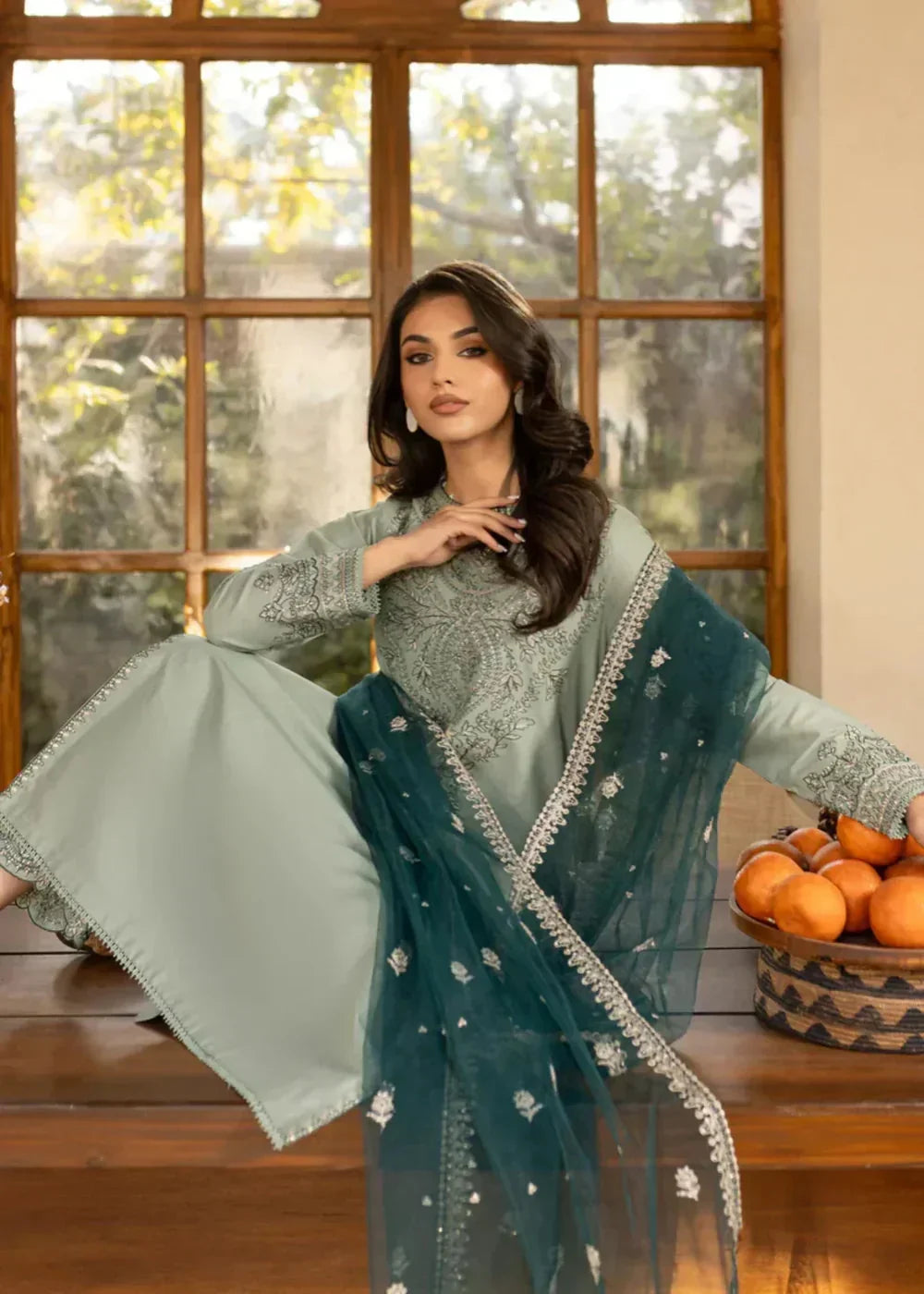 SEA SAND EMBROIDERED 3PCS royal lifestyle collections