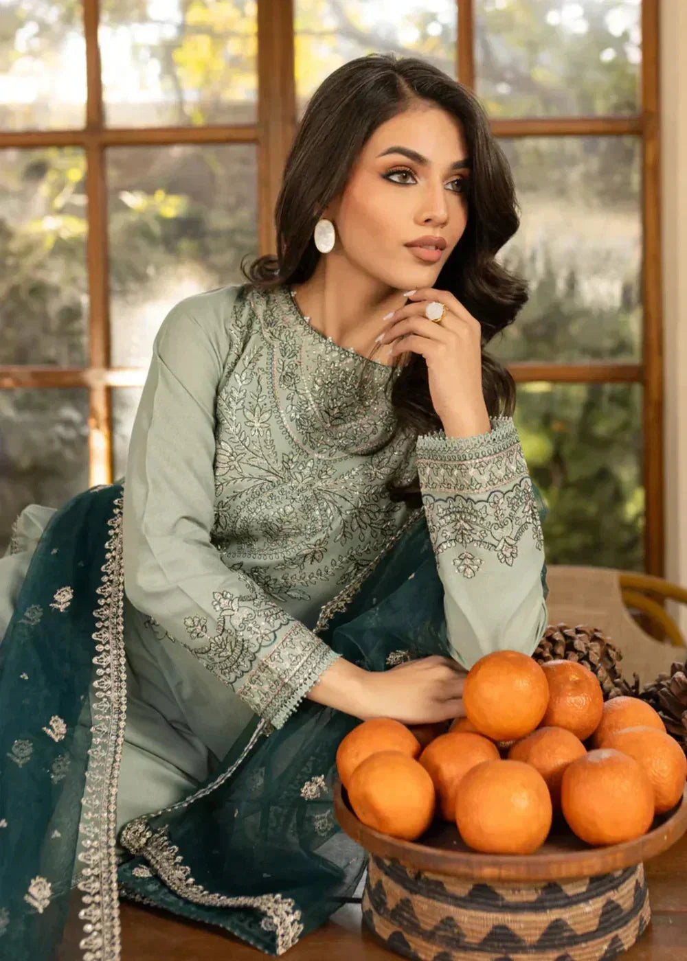 SEA SAND EMBROIDERED 3PCS royal lifestyle collections