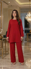 red rose 2pc (stiched)