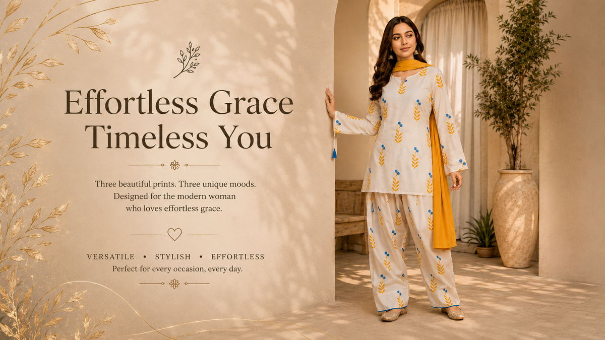 Rayaa 3pcRayaa 3PC Suit – Elegant Printed Lawn Dress | Sehar Collection