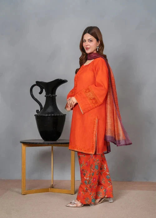 Royal Jahan Embroidered 3PC royal lifestyle collections